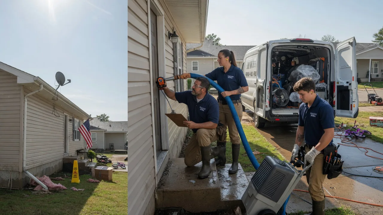 Ceiling Water Damage Restoration in Mount Olive, NC near me
